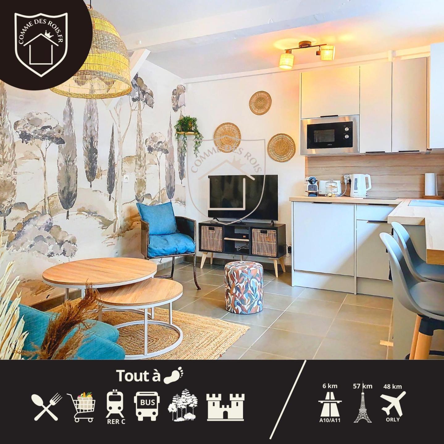 Apartmán La Cachette Des Rois Dourdan Exteriér fotografie